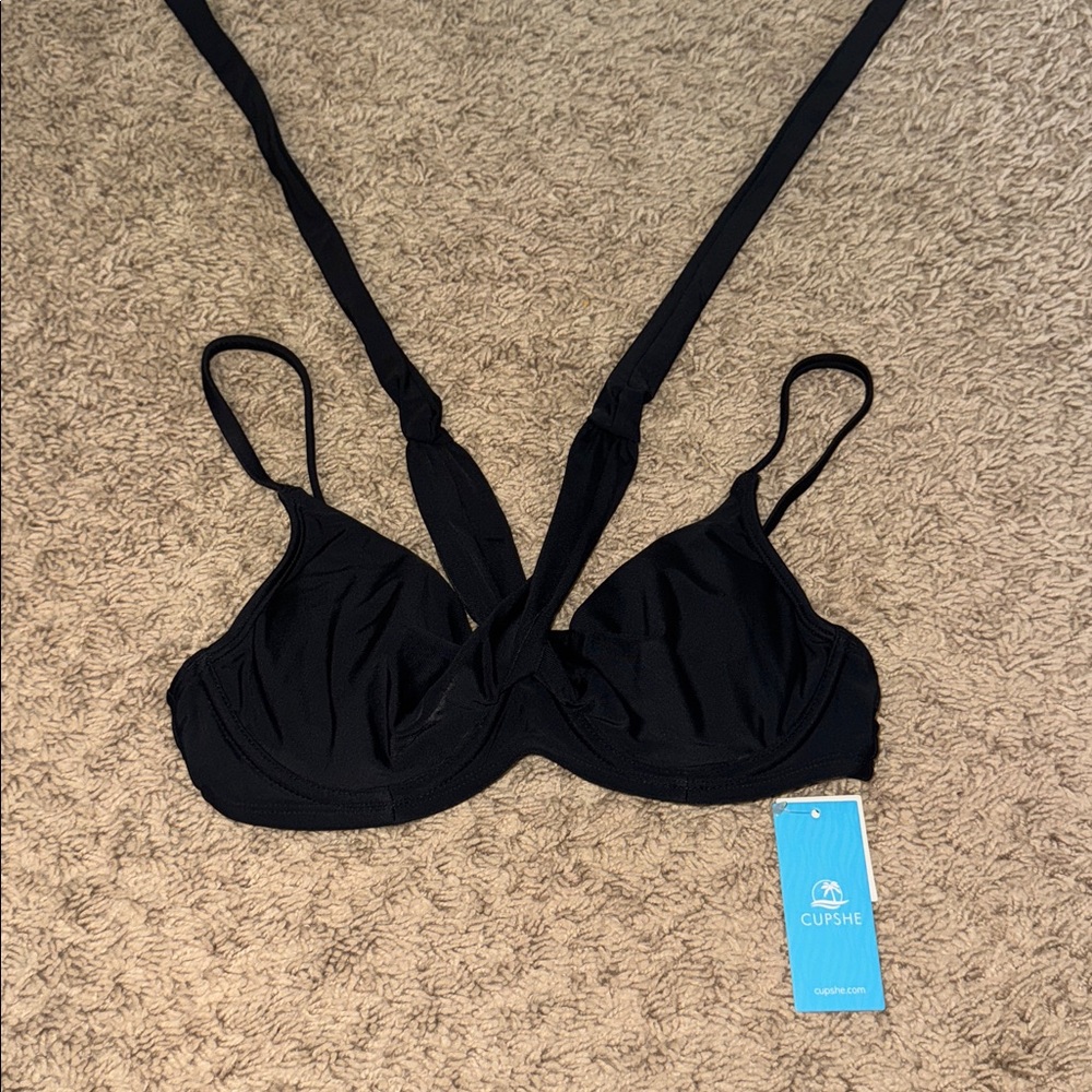 Cupshe Elegant Black Bikini Set size XS - Picture 7 of 9